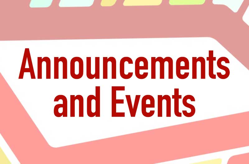 Announcements